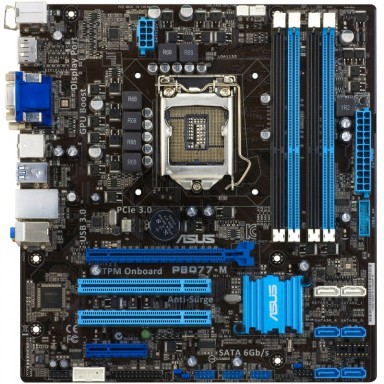 Placa de baza ASUS P8Q77-M, 4*DDR3, PCIE 3.0, 6*SATA, VGA, DVI, HDMI, Socket 1155